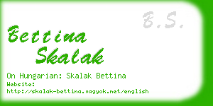 bettina skalak business card
